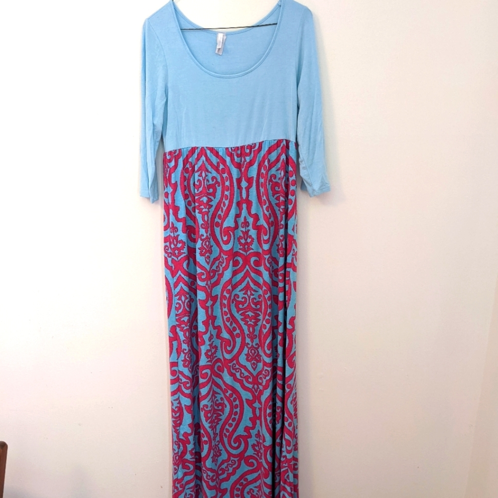 Pink Blush Maternity Dress